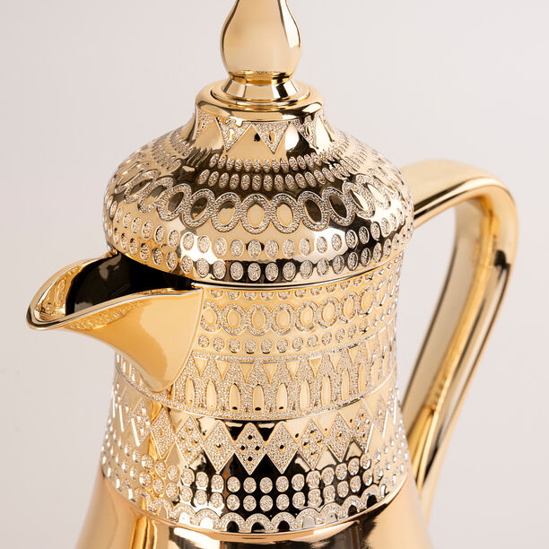 طقم دلات 2 قطعة ستانلس ستيل ذهبي 1 لتر و700 مل من دلتي image number 3