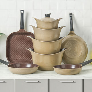 12 Piece Alberto Granite Cookware Set