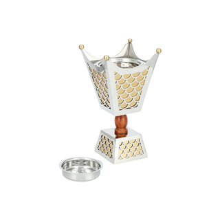 Metal Oud Burner 15*15*24 Cm