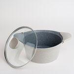 Alberto almuinum 8pcs cookware set, light brown image number 3