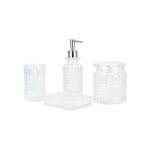 Homez crystal 4 pcs bath set image number 2
