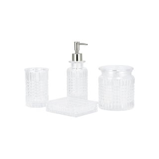 Homez crystal 4 pcs bath set