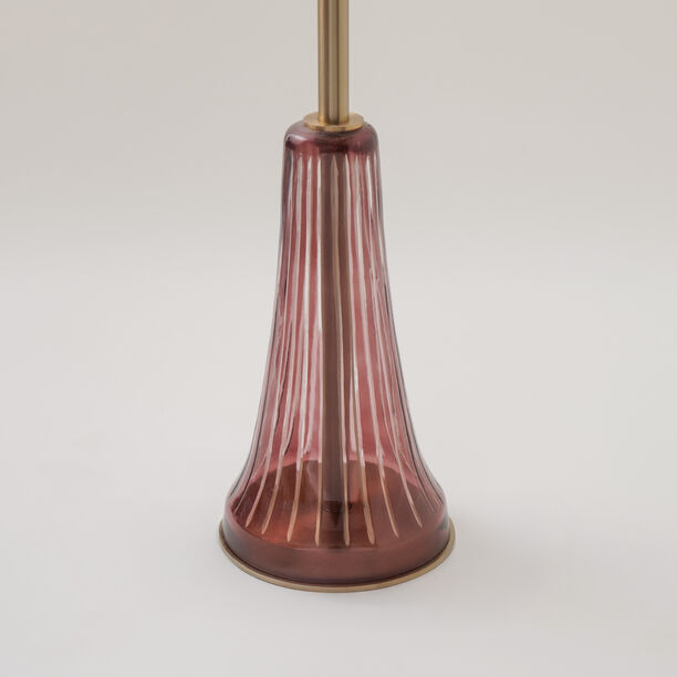 Homez marble side table 30*56cm, pink image number 3