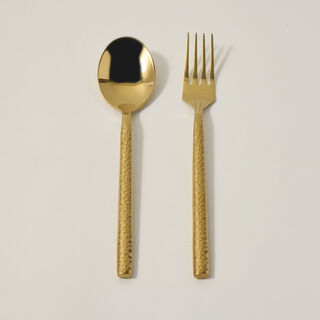 Manuscript 16 Pcs Cutlery Set Gold Color