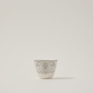 Zukhroof 28 Pieces Porcelain Tea And Coffee Set Danteel Silver Serve 6