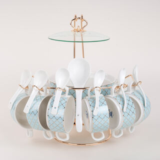 طقم شوربة بورسلان 16 قطعة