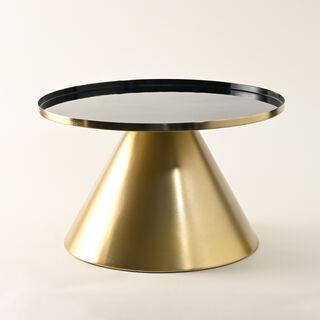 Homez Side Table Metal Gold, 50*50*31Cm