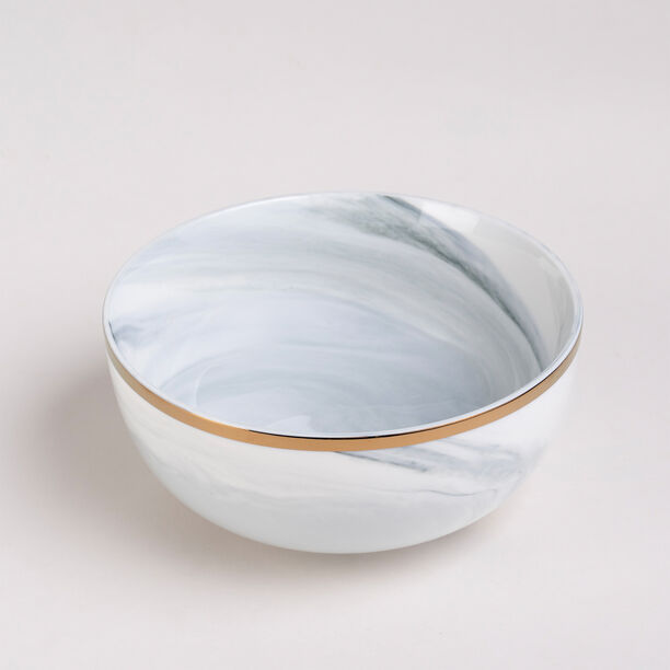 La Mesa Dinner Set 18 Pieces Grey Marble With Gold image number 5