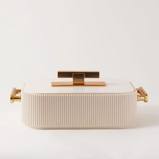 La Mesa Stainless Steel Food Warmer 3L In Gold