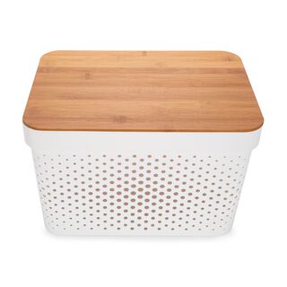 Infinty Basket With Bamboo Lid