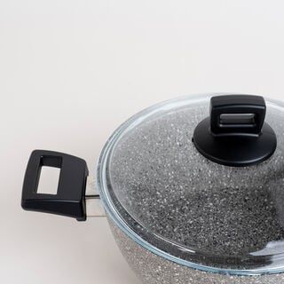 Alberto gray 7 piece granite cookware set