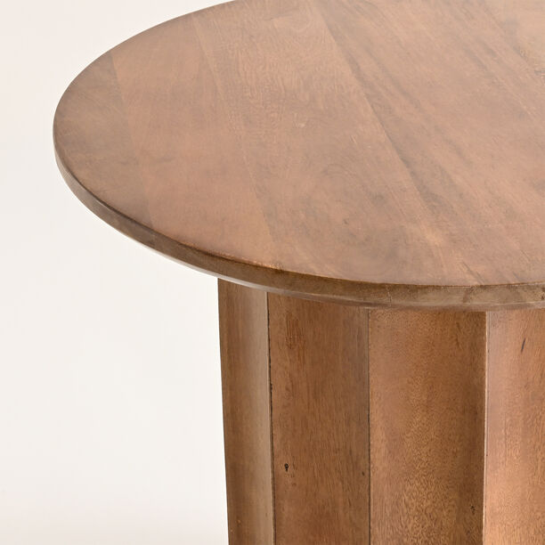 هومز طاولة جانبية خشبية باللون البني 50*55*55سم image number 1