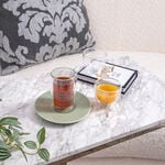 Dallaty green porcelain and glass Tea and coffee cups set 18 pcs image number 5