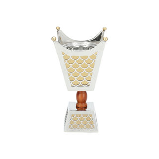 Metal Oud Burner 15*15*24 Cm