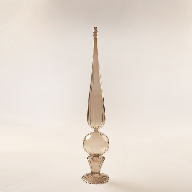 هومز قطعة ديكور رمضانية من الزجاج، رمادي 10.5*10.5*60.5سم image number 0