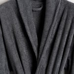 Ultra soft bathrobe, gray size S/M image number 2