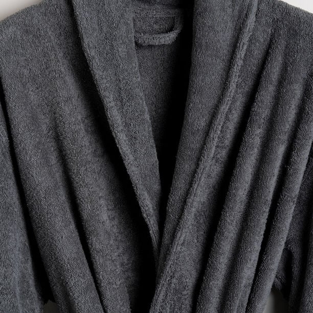 Ultra soft bathrobe, gray size S/M image number 2