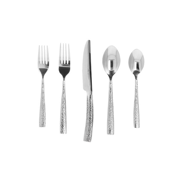La Mesa silver stainless steel cutlery set 20 pc image number 1