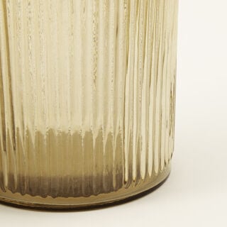 Alberto glass canister set 3pcs, gold