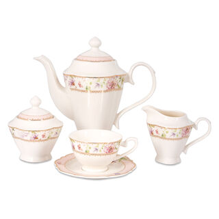 طقم سفرة بورسلان فاخر 47 قطعة