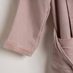Ambra pink cotton bathrobe S/M image number 4
