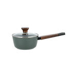 Alberto 7 piece green aluminum cookware set image number 5