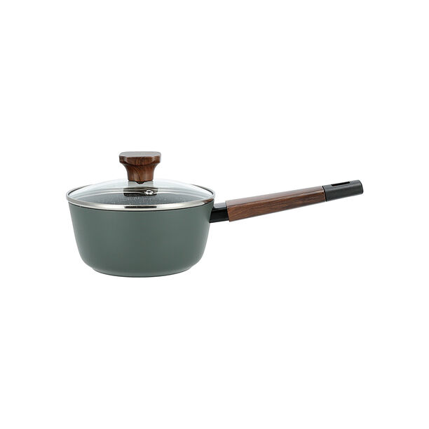 Alberto 7 piece green aluminum cookware set image number 5