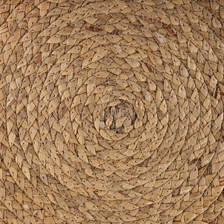 لا ميسا مفرش أطباق من نبات زهرة الياسنت المائية، 38سم، بني