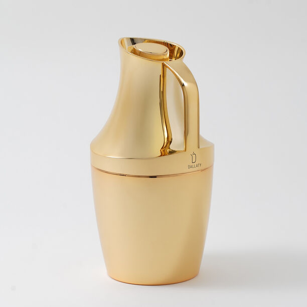 دلتي دلة حافظة للحرارة ستانلس ستيل 1لتر باللون الذهبي image number 1