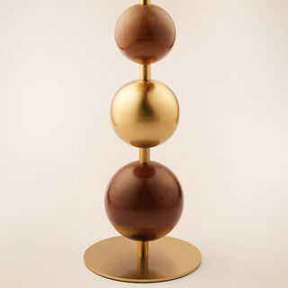 Homez Ramadan Decorative Crescent Design, Gold 17*20*59Cm