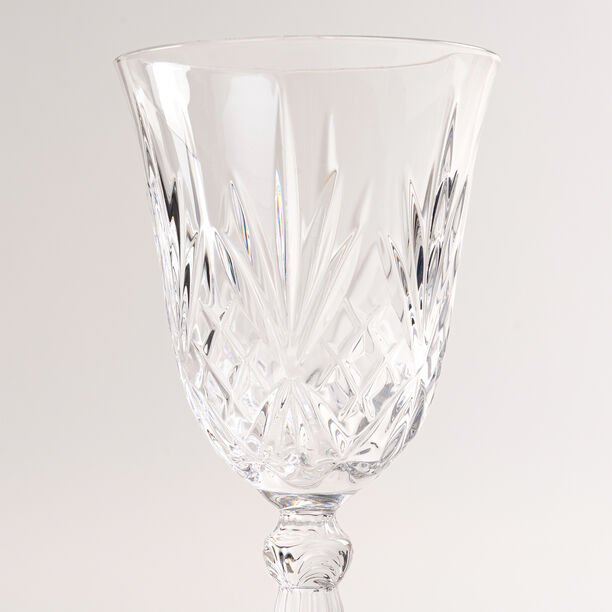 Rcr Set Melodia 18 RCR Melodia Italian Crystal Tumblers Goblet Flute Stem Glasses Set 18 Pieces image number 7