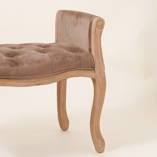 Bench 71*48*45/60cm taupe