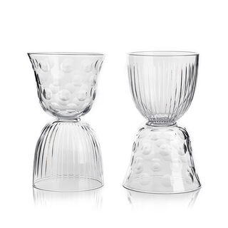 2 Pcs Trans Tumbler Dual Side Useable