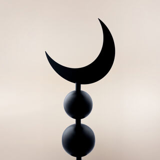 Homez Ramadan Decorative Crescent&nbsp;Design, Black 17*20*59Cm