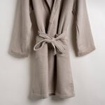 Ambra beige cotton bathrobe S/M image number 5
