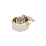 La Mesa matte lailac & gold plastic food warmer 2L image number 3