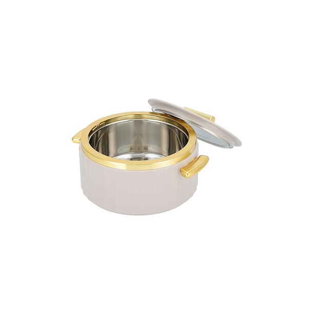 La Mesa matte lailac & gold plastic food warmer 2L image number 3