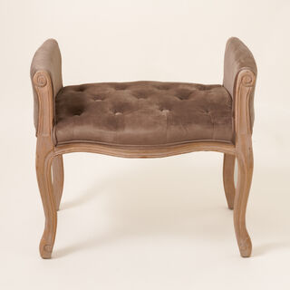 Bench 71*48*45/60cm taupe