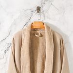 Ambra beige cotton bathrobe S/M image number 7