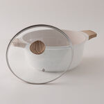 ألبرتو طقم قدور ألومنيوم 7 قطع، أبيض image number 3