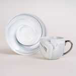 La Mesa Marble With Silver Coffee Set 12 Pieces  image number 0