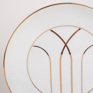 La Mesa 4 pcs white bone porcelain side plate