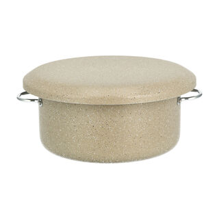 Marble Coating Casserole With Serving Lid