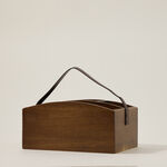 Alberto Acacia Cutlery Organizer L:24 * W:16 * H:12 Cm image number 1