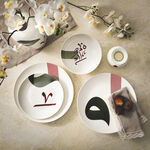 La Mesa white porcelain 18 pc dinner set image number 0