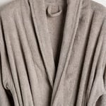 Ultra soft bathrobe, beige size L/XL image number 1