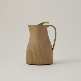 Dallaty plastic vacuum flask light wooden 1L