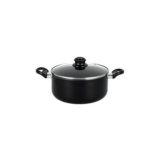 Pentola 9Pcs Non Stick Cookware Set, Black