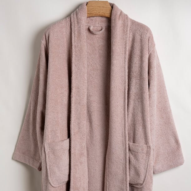 Ultra soft bathrobe, blush size S/M image number 0