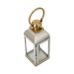 Lantern Stainless Steel Silver & Gold image number 0
